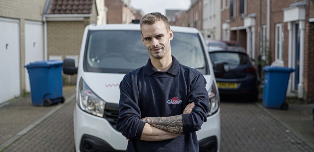 gasway engineer by van smiling