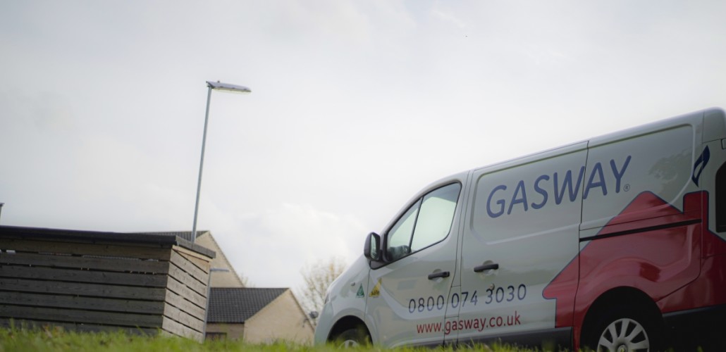 gasway van on road